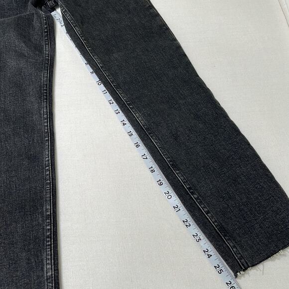 Re/Done 90’s Ultra High Rise Ankle Crop Denim Jeans Size 23 NWT - Picture 10 of 11